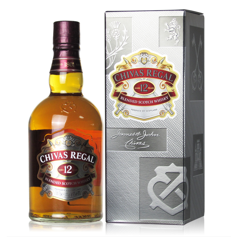 芝華士蘇格蘭（12年）威士忌洋酒750ml*12瓶
