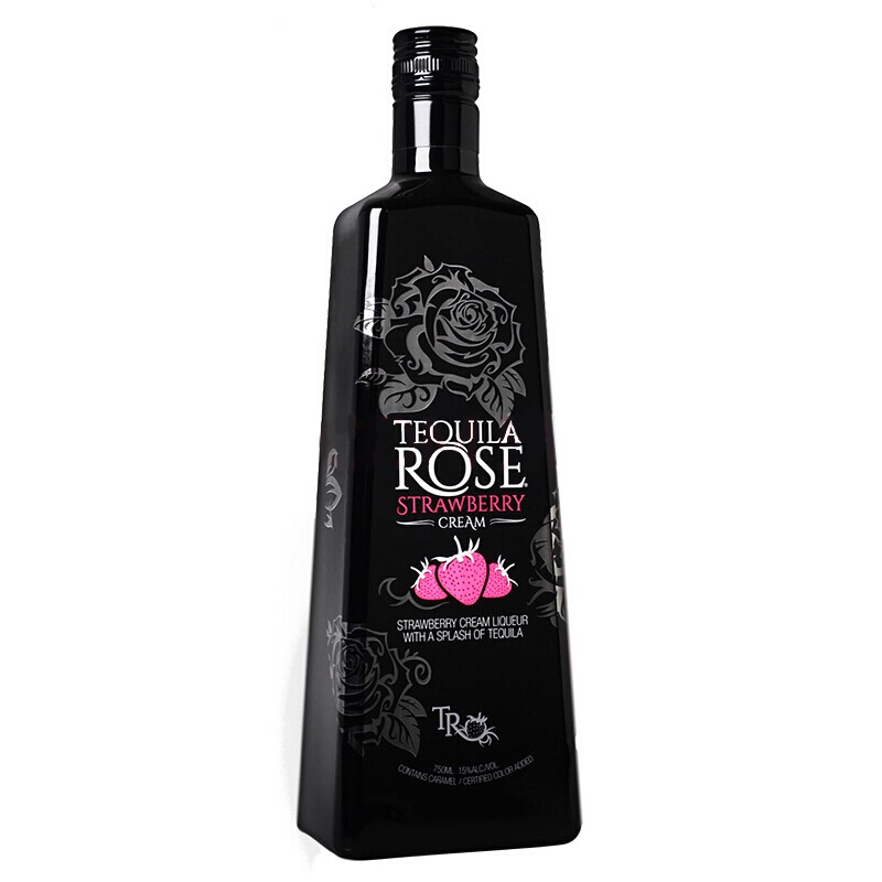 提亚玫瑰草莓味利口酒700ml*12瓶