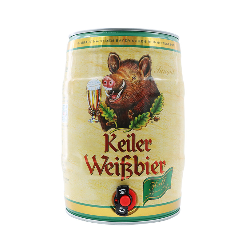 德国公猪小麦啤酒5L*2桶