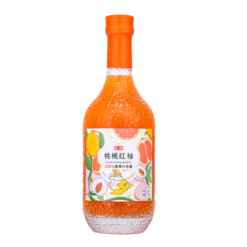 红动桃桃红柚（发酵酒）375ML*12瓶