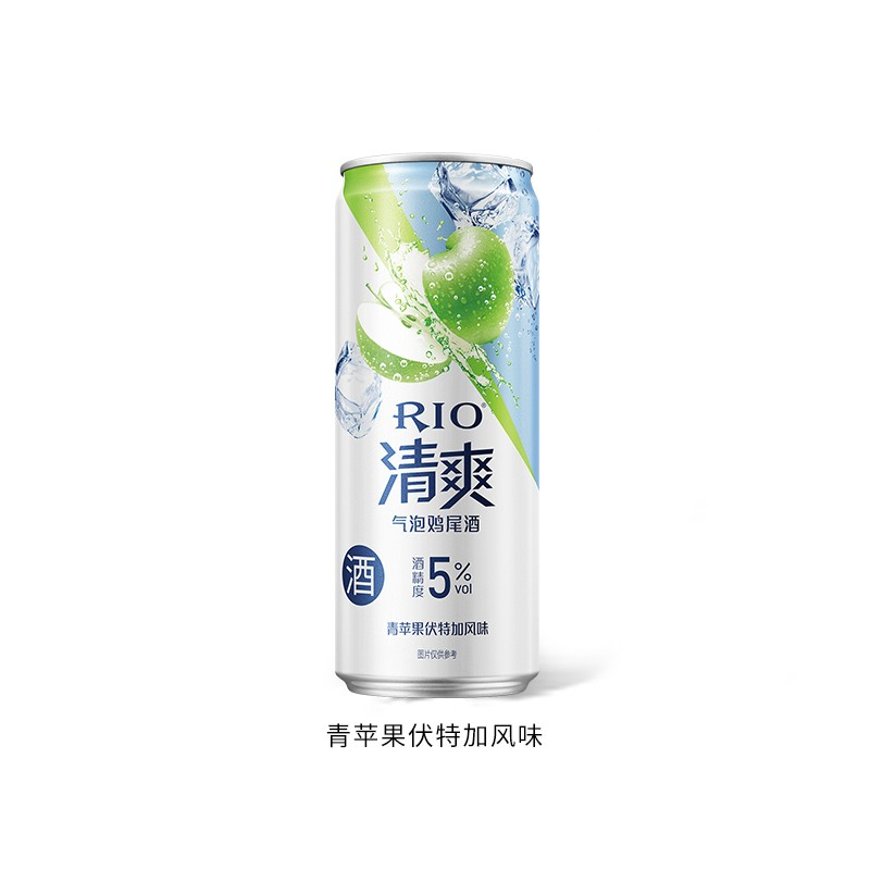锐澳RIO清爽青苹果伏特加风味330ML*24罐