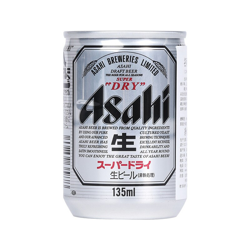 朝日超爽啤酒135ML*24罐