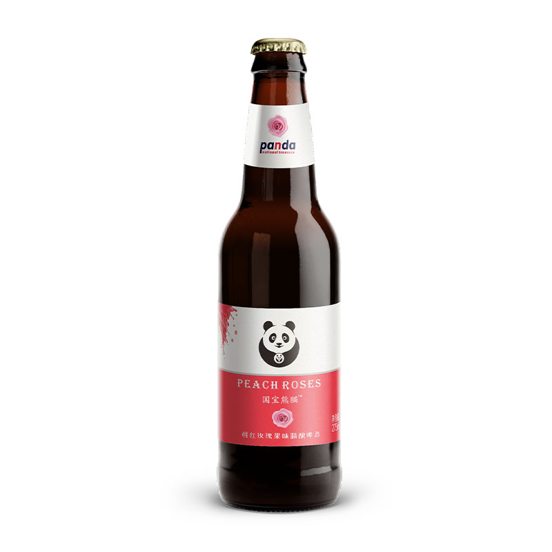 国宝熊猫玫瑰果味精酿啤酒275ml*24瓶