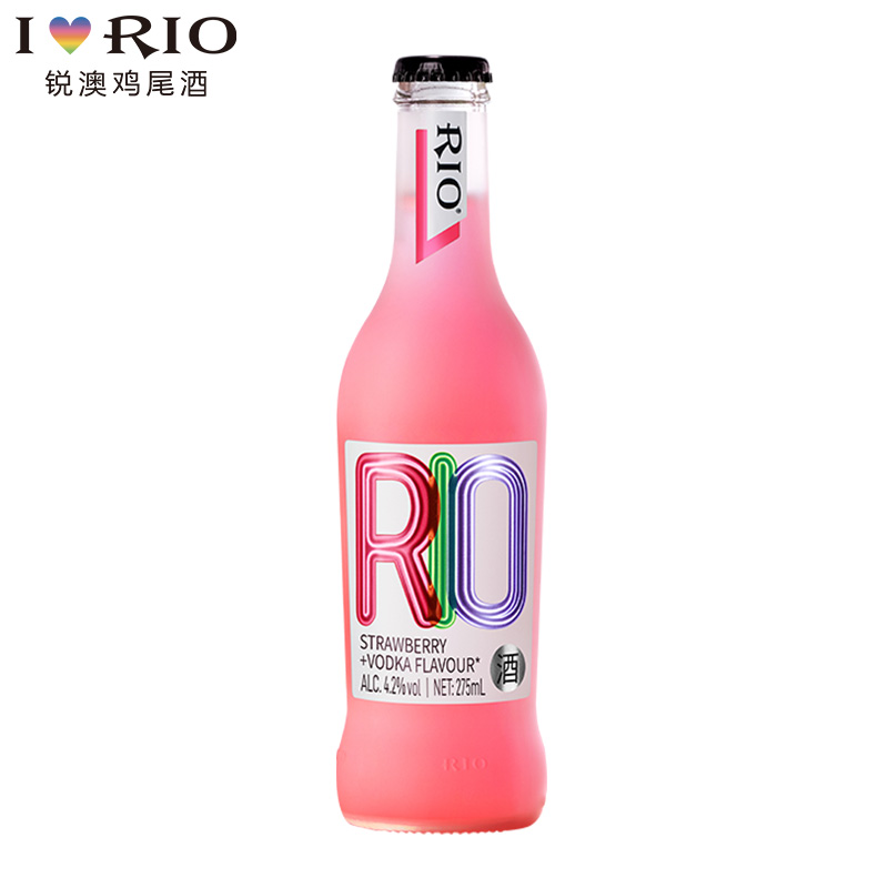 锐澳RIO草莓伏特加风味275ML*24瓶