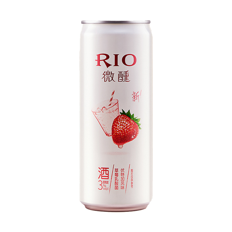 锐澳RIO微醺草莓乳酸菌330ML*24罐