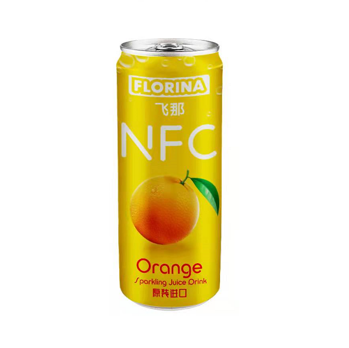 飞那NFC橙汁气泡（碳酸）饮料330ml*24罐