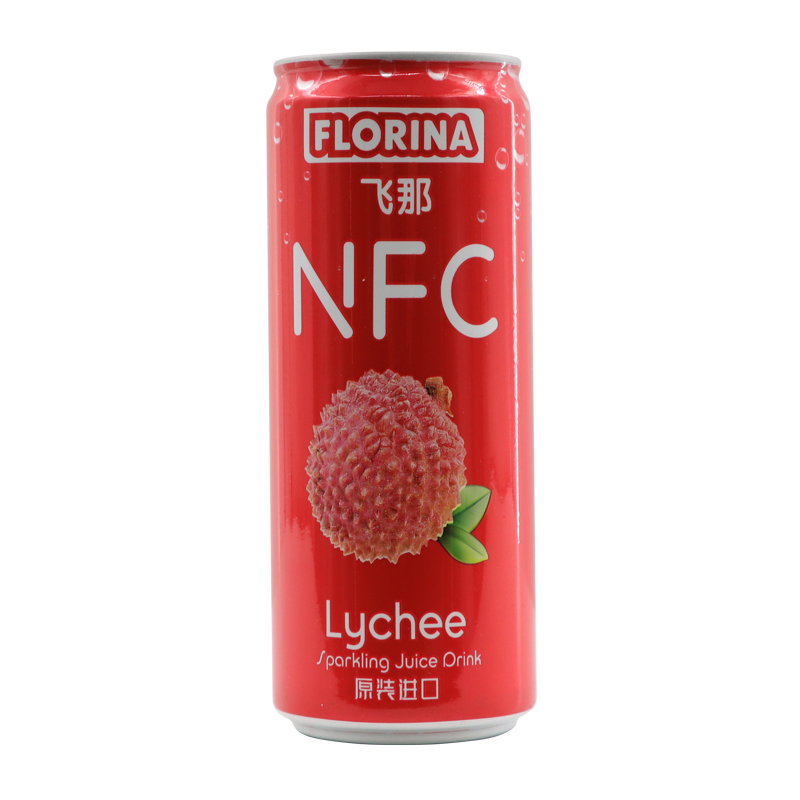 飛那NFC荔枝汁氣泡（碳酸）飲料330ml*24罐