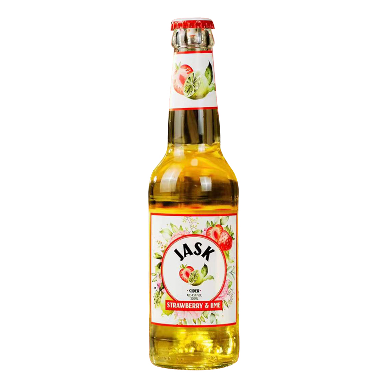 JASK玖肆草莓酸橙味苏打酒330ML*24瓶
