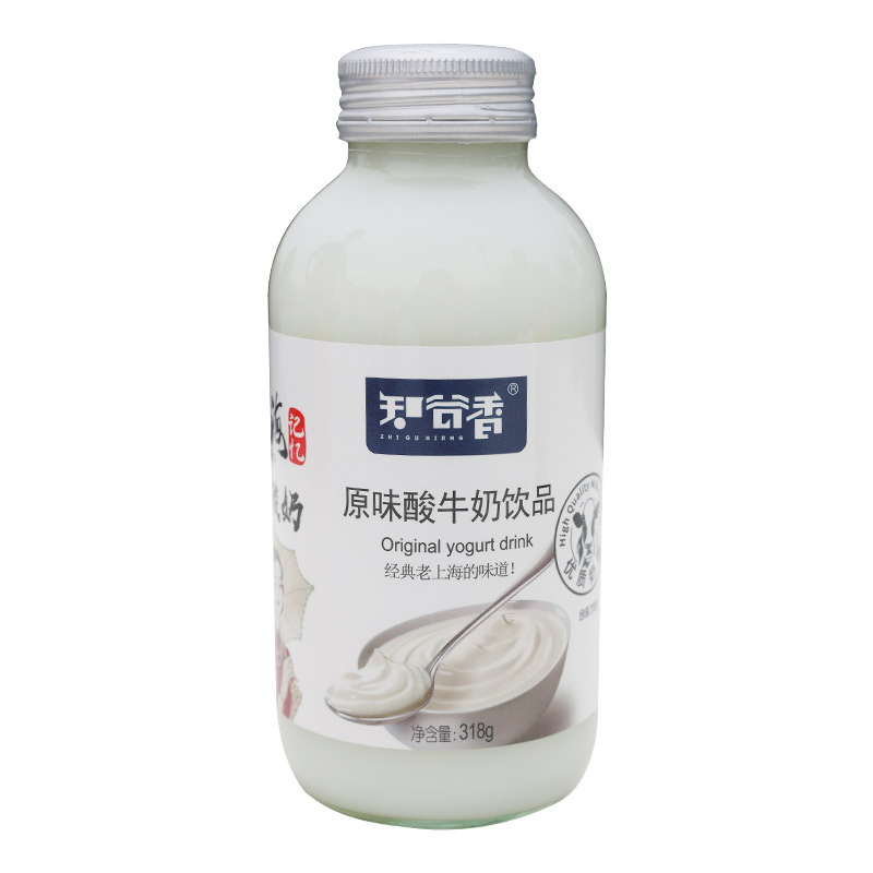知谷香原味酸牛奶饮品（含乳饮料）318g*15瓶