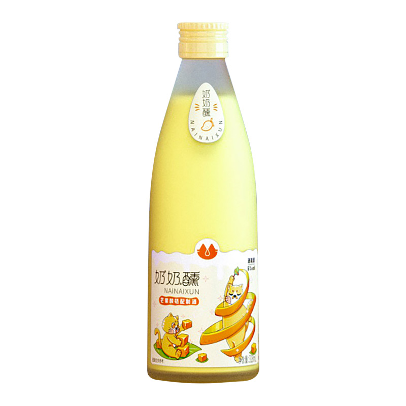 红动奶奶醺芒果酸奶（配制酒）318ML*12瓶