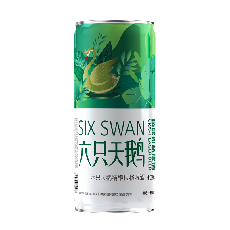 六只天鹅精酿拉格啤酒1L*6桶