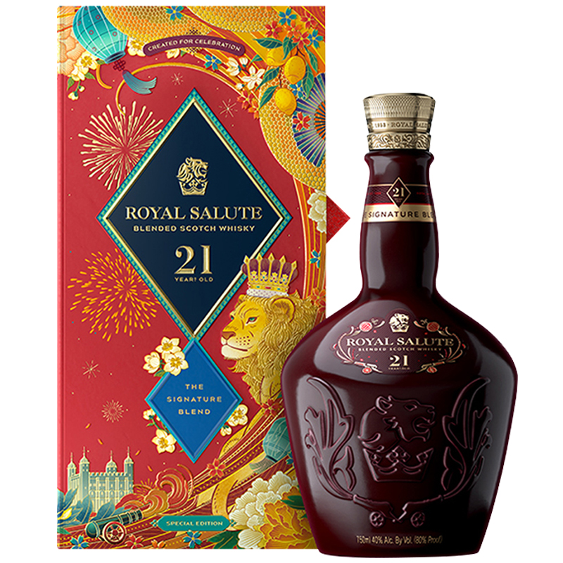 皇家礼炮21年700ml红瓶6瓶